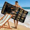 Name Custom Drake Print Beach Towel, Large Soft Quick Dry Towel for Beach Camping Swimming