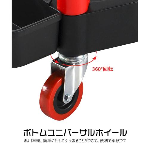 3-Tier Tool Cart, Tool Cabinet, Resin Tool Trolley, 200kg Weight Capacity, Lightweight, Tool Cart, Transport Cart, Tool Storage Cart, Auto Repair Trol