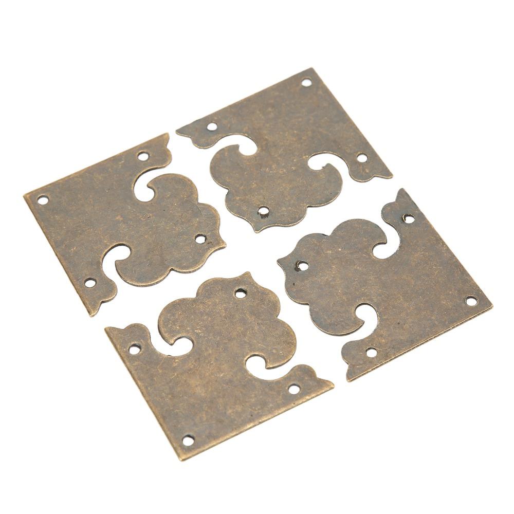 10PCS One Sided Antique Decorative Box Corner Vintage Metal Book Corner Protector Corner Protectors
