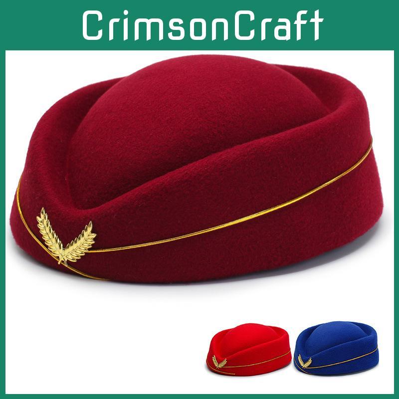 Trendy Blue Felt Beret Hat For Women Ideal For Performances And Fashionable Occasions