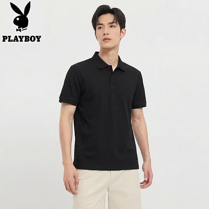 

Playboy Men s 100% Long-Staple Cotton Polo Shirt 4XL