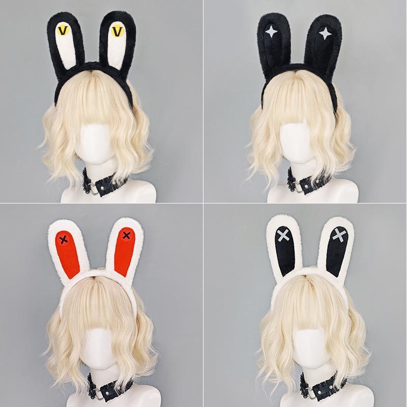 Bangbu Rabbit Ears cos Props Absolutely Zero Plush Beast Ear Headband Comic Exhibition Beast Ear Girl Rabbit Ear Headband