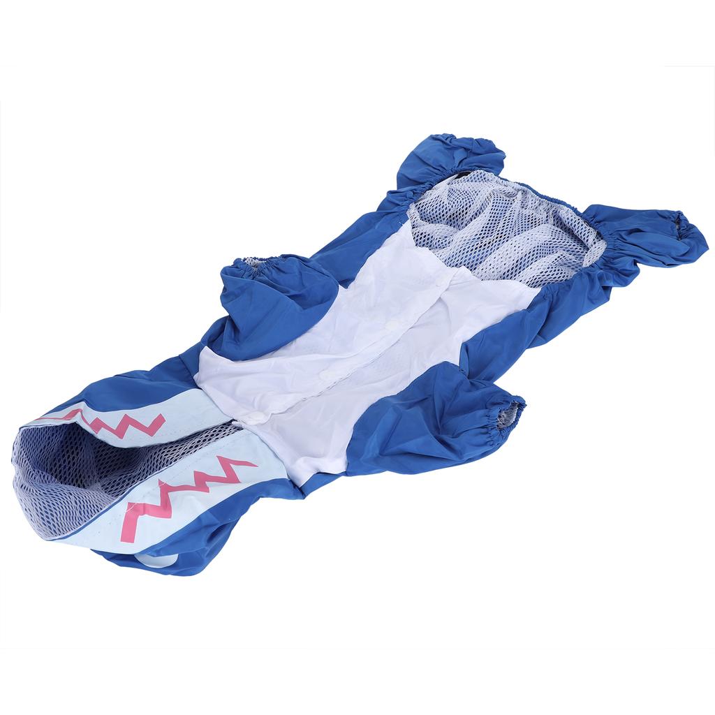 Dog Cute Raincoat Hooded Cloak Rain Jacket Cover Waterproof Polyester Pet Wearing Clothing