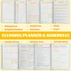 Planificateur de nettoyage TDAH, Format A4 Emploi du Temps Quotidien et Liste de Contrôle de Concentration Carnet, Couverture Durable Pages Lisses, Fourniture de Bureau Essentielle pour la Maison/le Bureau/la Chambre d'Étudiant