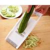 Kitchen 5 In 1 Stainless Steel Multifunctional Safe Manual Vegetable Slicer Cutter Potato Shredders Garlic Carrot Grater Chopper