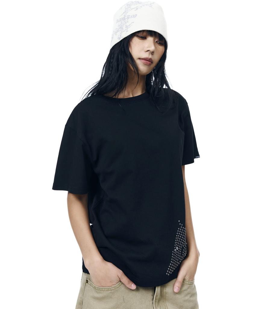 AAKAM Studded Pistol Half Top (Black)