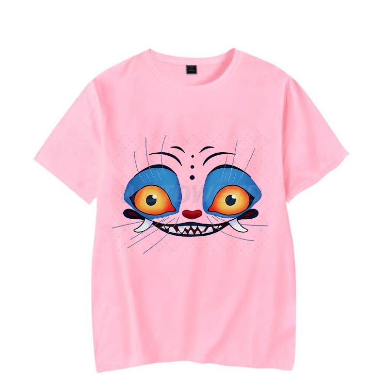 Cartoon Tiger KPop Demon Hunters Shirt Graphic Print T-shirts Women Men Short Sleeve Crewneck Tops Funny Korean Ulzzang Tshirts