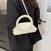 Stylish Asymmetric Design Handbag Magnetic Flap Shoulder Bag Adjustable Strap Crossbody Bag  For Women For Daily Commute