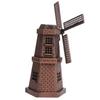 1pcs Red Bronze Windmill Model Handicraft Design Windmill Ornament Windmill Decor  Home Office