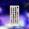 40-Key RGB Bluetooth Music Controller: App-Controlled, Sound-Activated LED Light Strip