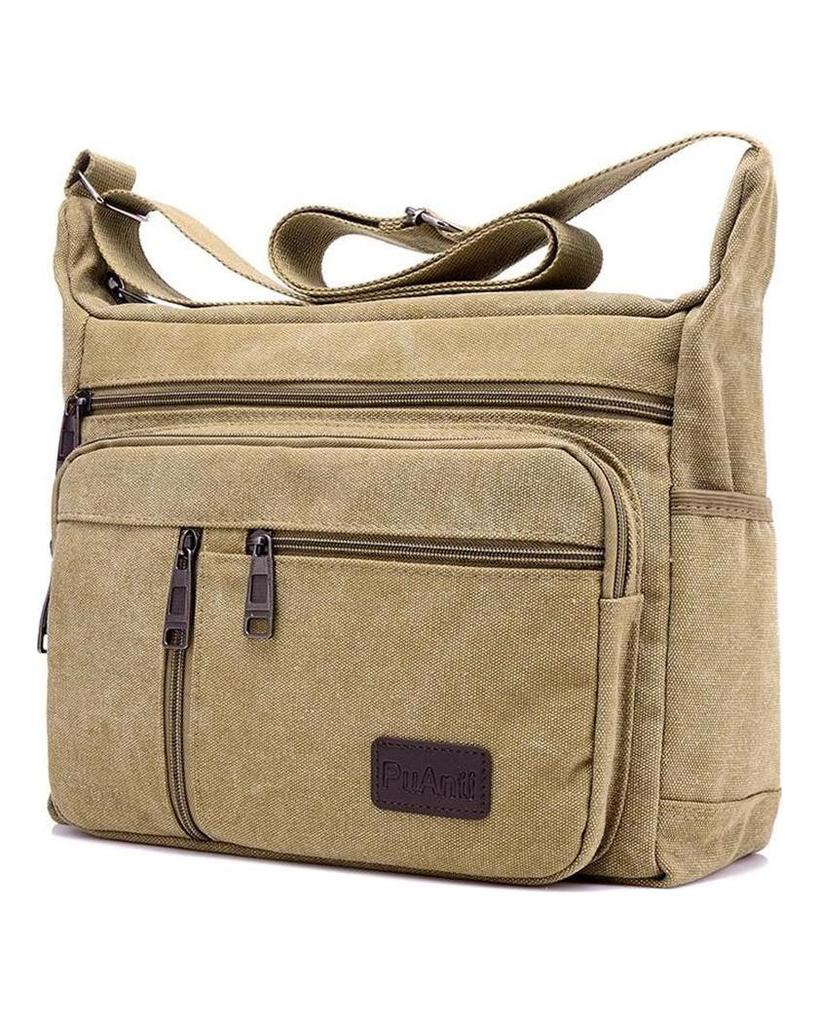 Men Canvas Shoulder Bags Casual Tote Travel Men's Crossbody Bag Luxury Messenger Bags Fashion High Quality Handbag