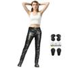 Womens Motorcycle Riding Pants With Multi Pockets Protective Gear Windproof Waterproof PU Leather Biker Trousers
