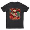 XMAS Santa Coffee Christmas TShirt Unisex Gift Retro Seasonal Funny Claus