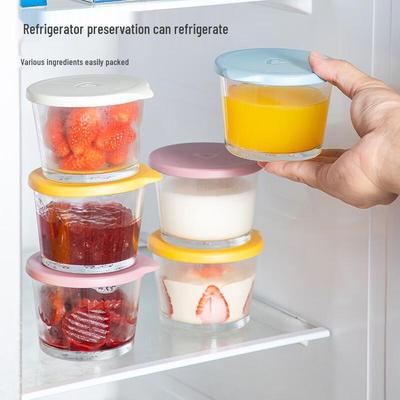 Leicht zu öffnende, versiegelte Glas-Lebensmittelaufbewahrungsbehälter (5er-Pack)