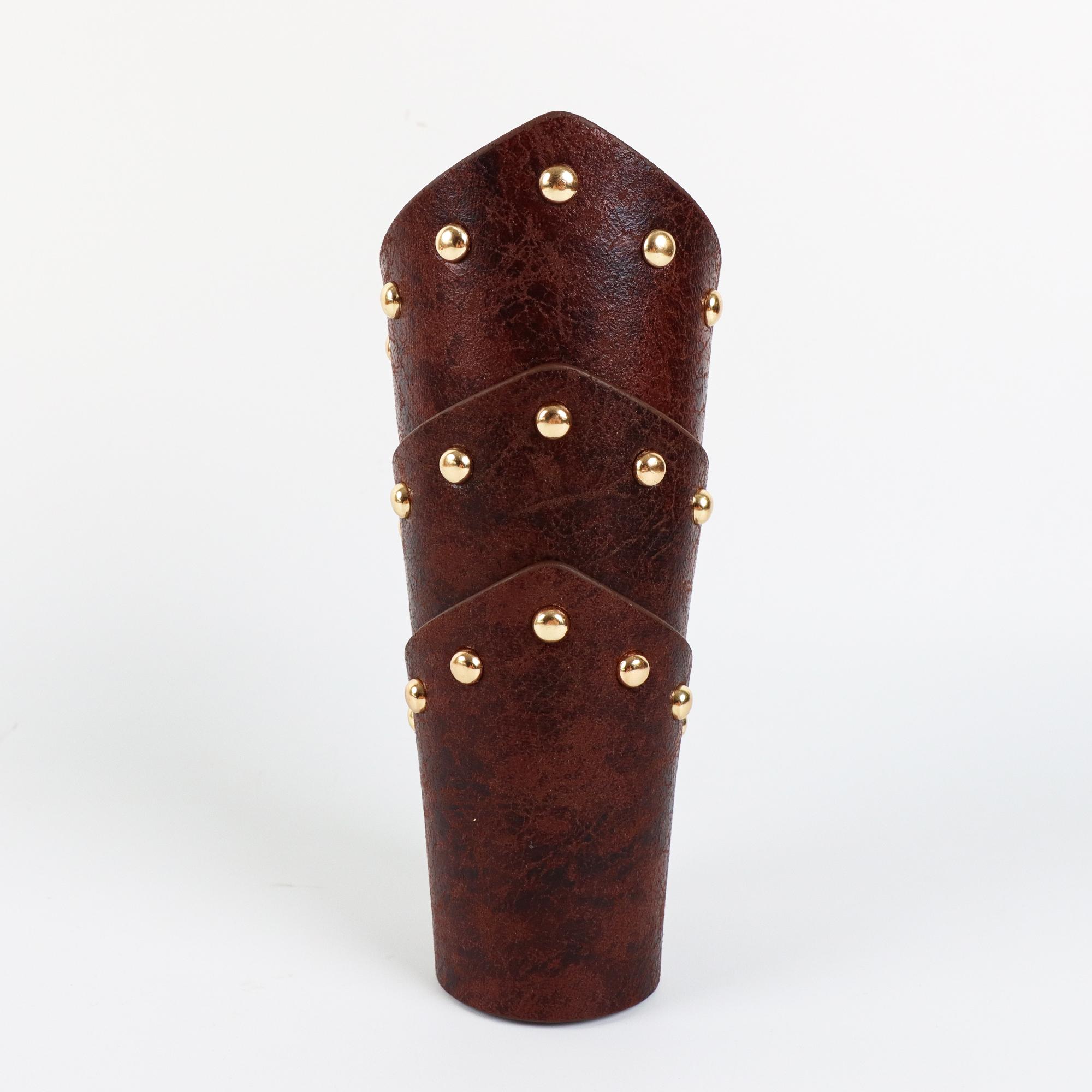 

1 пара унисекс средневековых кожаных наручей, браслетов с пряжками, аксессуар для костюма для косплея на Хэллоуин для тематической вечеринки One Size синий