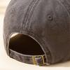 Ladies Cartoon Cat Five Finger Print Washed Distressed Baseball Cap Sun Hat Casual Outdoor Sports Cap