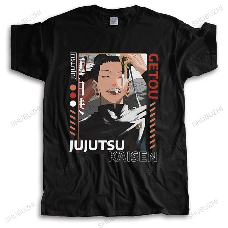 Japanese Anime Jujutsu Kaisen Suguru Geto Graphic Print T Shirt Fashion Casual Crew Neck Short Sleeve Plus Size T Shirt Unisex