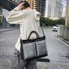 Japanese Classic Nylon Crossbody Bag, Men's Waterproof and Versatile Shoulder Bag, Multifunctional Large Capacity Workwear, Hand-held Mailman Bag