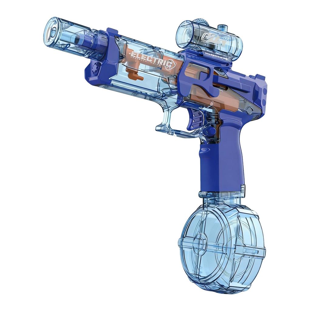 Firelight Big Ice Electric Water Gun with Linked Recoil, Muzzle Cap, Large Capacity for Youth.