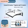 Aluminum Alloy Outdoor Sunshade & Rain Shield for Balcony Windows