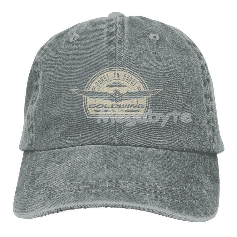 One Nation Design Goldwing Retro Sports Cool dospělá džínová čepice s venkovní neformální sportovní čepicí černá