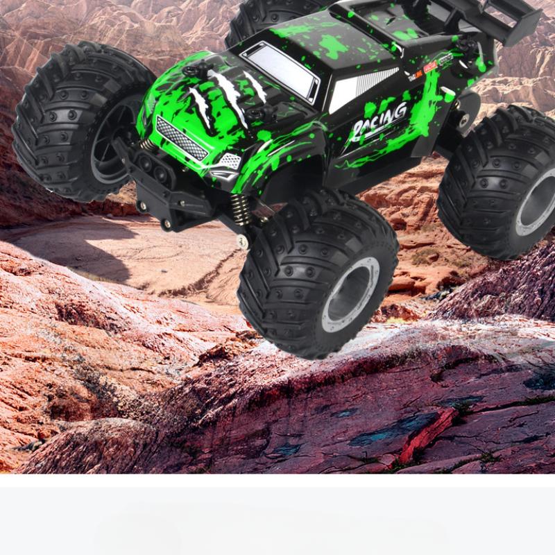 Remote Control Car, All-Terrain Remote Control Car for Boys, Rc Truck with LED, 2.4GHZ, Speed Friendly, Sturdy, Rc Cars for Christmas, Kids, Beginner