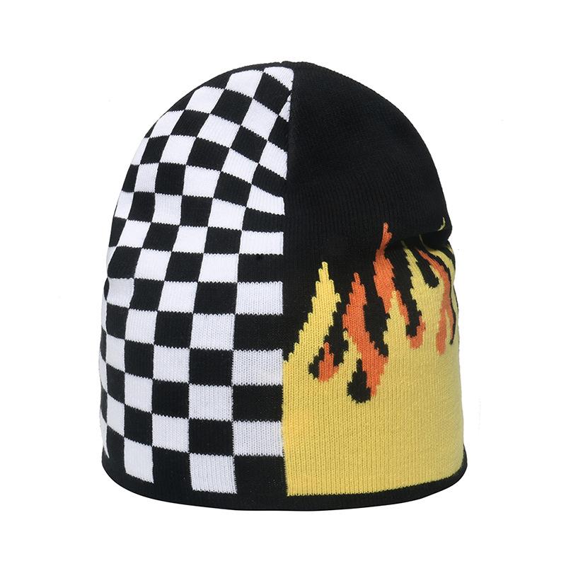 Ebay autumn and winter new knitted hat dinosaur jacquard knitted wool hat Beanie