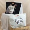 Cat Illustration Wide Eco Bag (2 types)