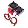 Silnik Samochodu Modelu RC 36mm 380 540 550 3650 Podwójny Radiator Wentylatorowy Wysoka Prędkość Wersja Kolorowa Aluminium