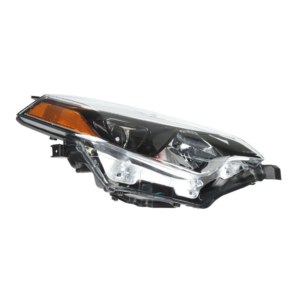 Automobile Front Halogen Headlight Assembly Car Headlight Accessory Replacement for Corolla 2014‑2016 Right: 81110 02E60