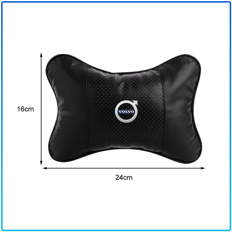 For Volvo XC90 XC60 XC70 XC40 V90 V60 V40 C70 C30 S80 Car Seat Headrest Auto Logo Neck Pillow Car Accessories