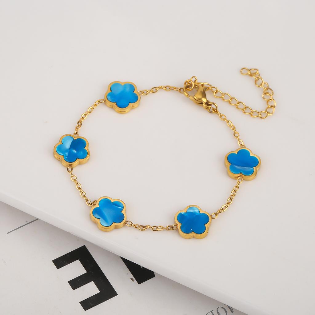 Nerezová ocel Nevyblednoucí Minimalistický Kreativní Rostlina Živý List Okvětní Lístek Květina Přívěsek Náhrdelník Náušnice Náramek Šperky Set