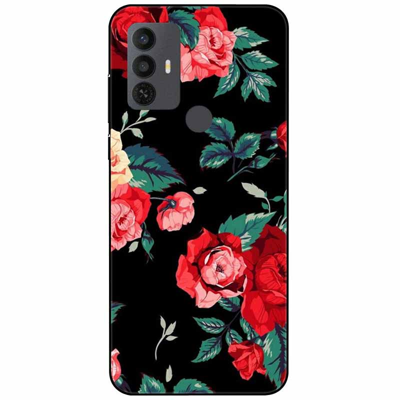 Für TCL 30 SE Hülle 305 6.52'' Silikon Weich Mode TPU Handyhülle für TCL 305 306 30SE Hülle 6165A Bumper Funda für TCL30SE 405