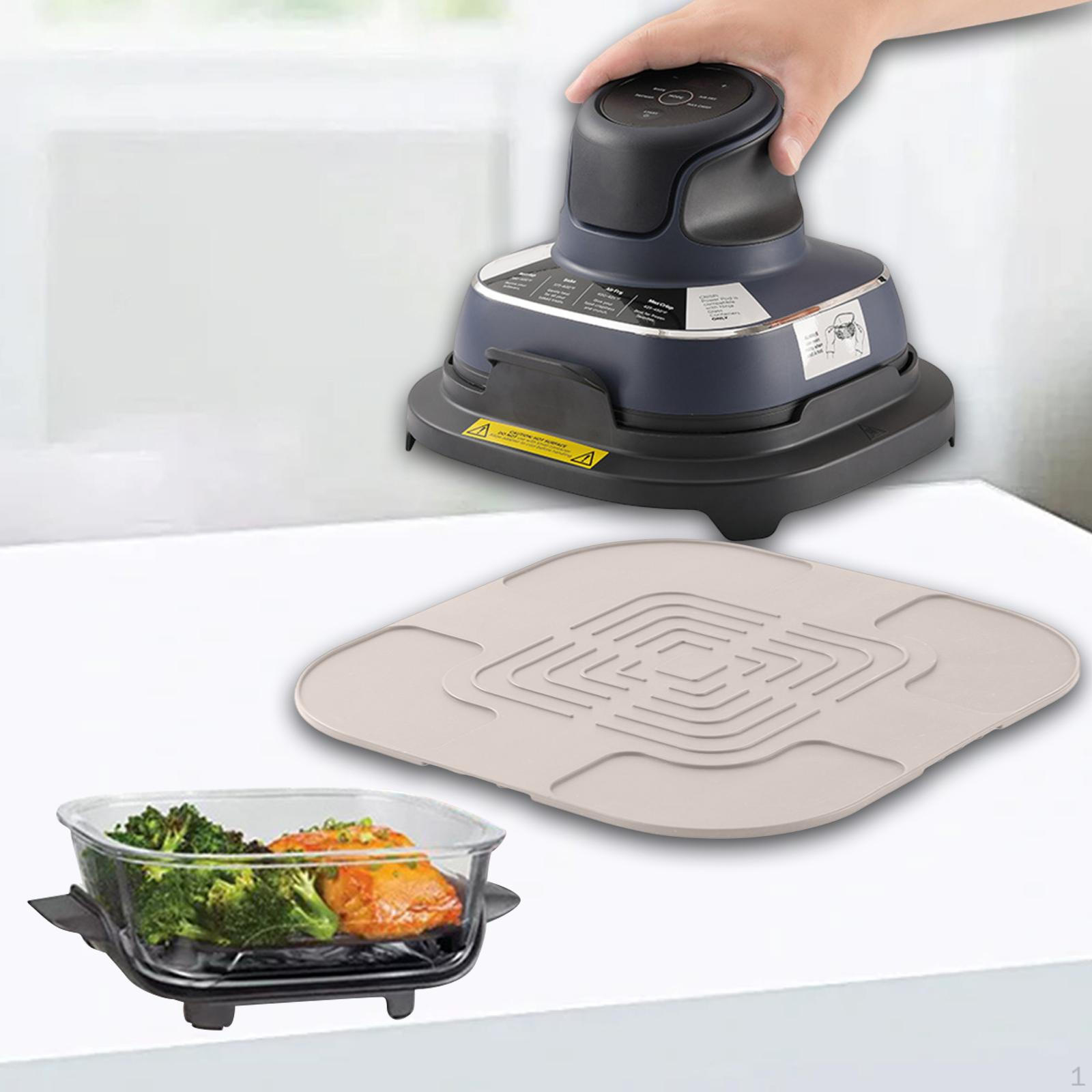 

Air Fryer Accessory Mat, Heat Insulation Silicone Protector 11x11in