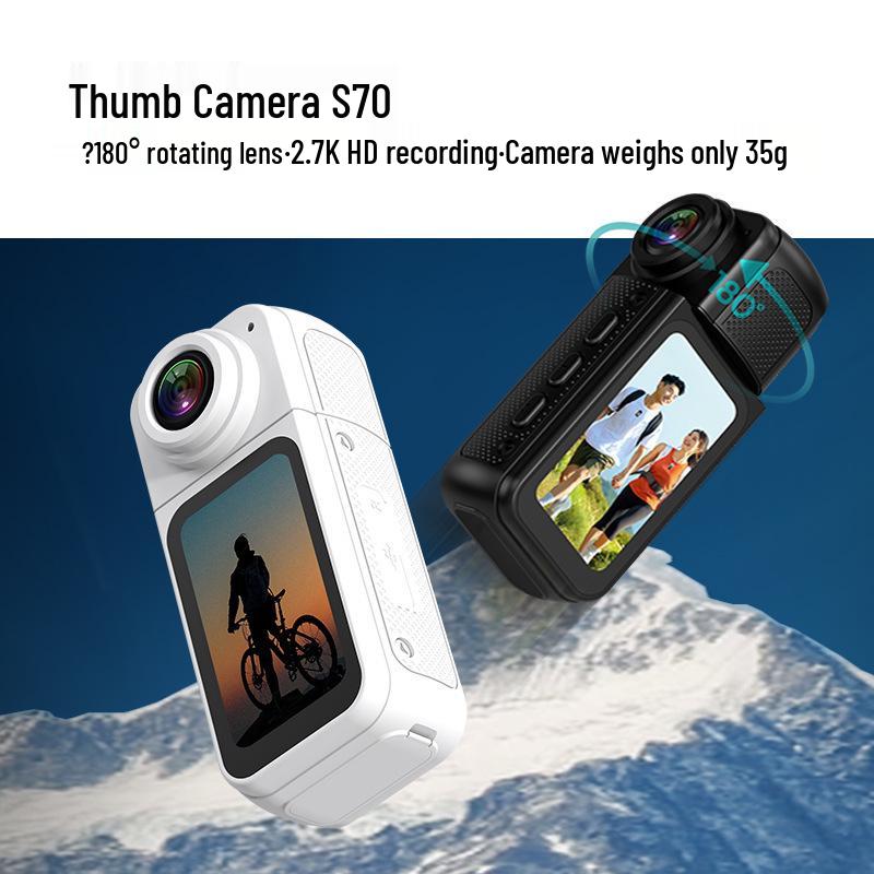 Thumb Action Camera S70: Pet WiFi HD FPV Ultra-long Battery Pocket Camera
