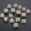 50Pcs Car Universal Fender Bumper Door Side Skirt Fixing Clip White Plastic Push Rivet Fender Clip For 5mm Hole Car Accessoires