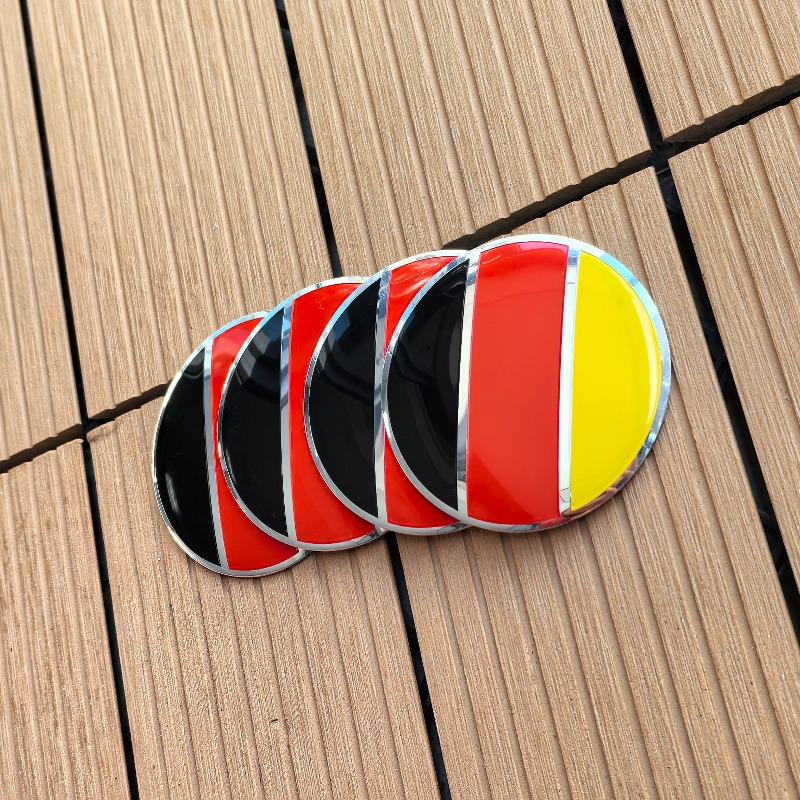4pcs 56mm Metal Wheel Badge | Self-Adhesive Wheel Cover Protection Stickers Suitable for Wheel Cover Protection Stickers Suitable