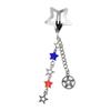 Fashionable Sturdy Alloy Star Chain Hairpin Hair Decoration For Adding Elegant To Casual Wear and Special Occasions