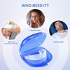 Anti-Snoring Device: Hollow Nose Clip & Mouth Guard for Snore Reduction