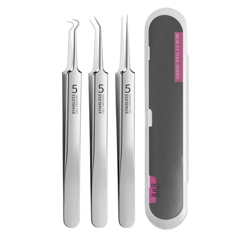 Ultra-Fine Tweezers Blackhead & Pimple Extraction Needle Set – Pointed Tip Beauty Tool for Acne Treatment