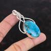 Tibetan Turquoise Pendant Handmade Jewelry Gemstone Pendant 925 Sterling Silver Pendant Elegant Pendant For Gifts Tibetan Turquoise Jewelry