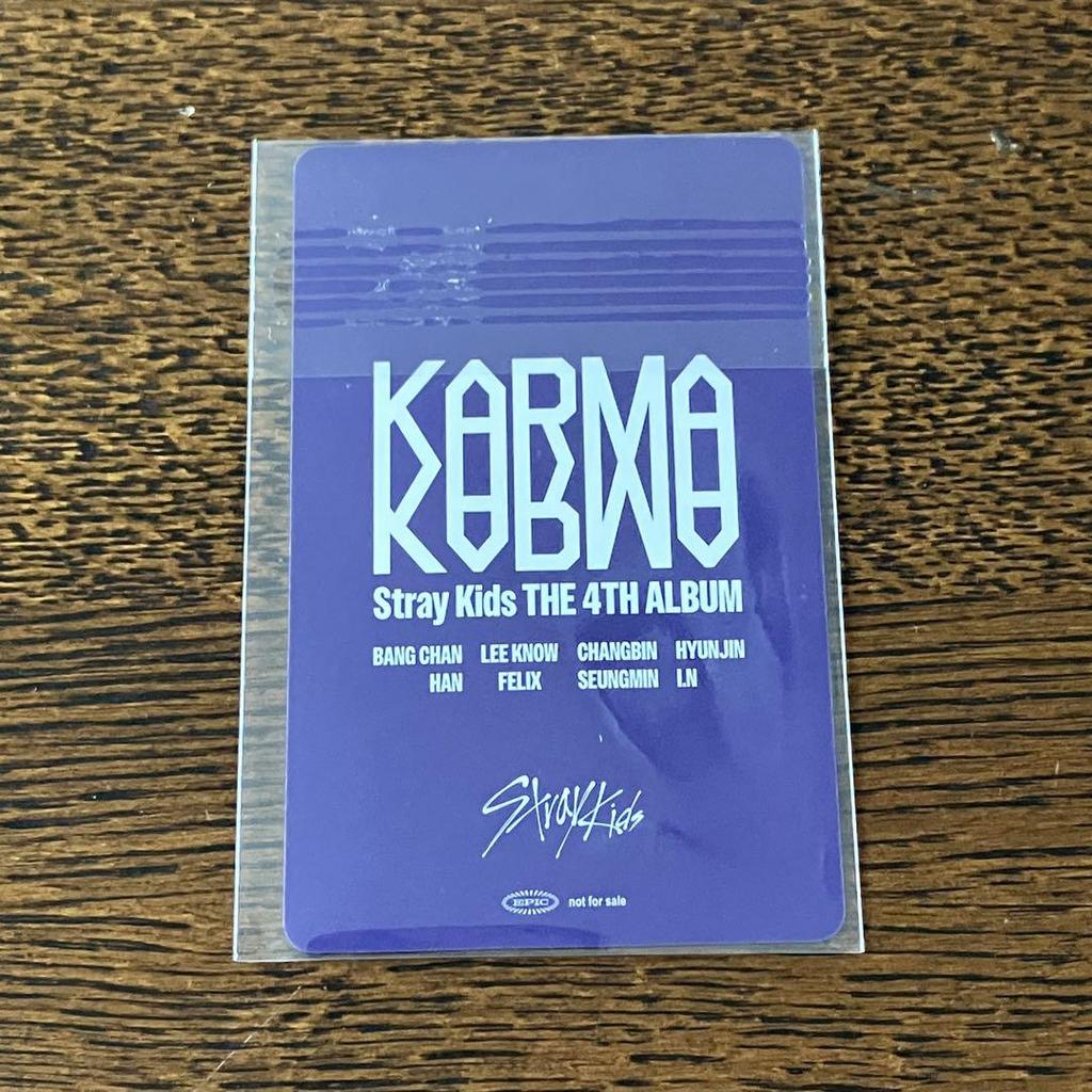 [USED] Stray Kids KARMA Reno Bonus Sony Music
