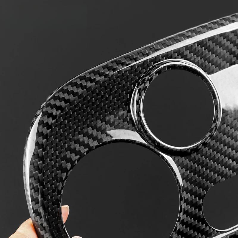 Real Hard Carbon Fiber For Abarth 595 2012-2017 2018 2019 2020 2021 2022 2023 Abarth 695 2017-2023 Fiat 2008-2023 AC Control.