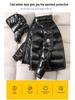 Unisex Shiny Hooded Down Jacket - Trendy Winter Warmth for Couples