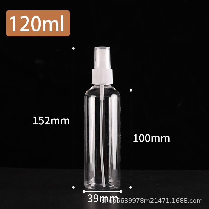 100ml Plastic Refillable Transparent Travel Toner Spray Bottle