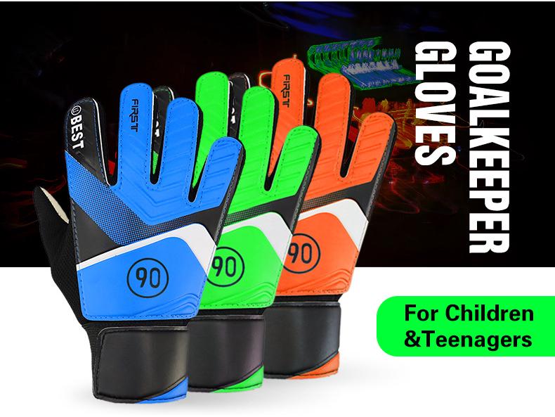 Children's Latex Anti-Collision Goalkeeper Gloves with Hand Protection