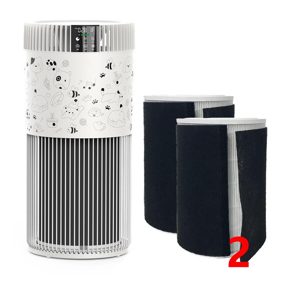 Pet Cat Hair Air Purifier with UV Sterilization - Allergen and Formaldehyde Removal, Mother-Baby Safe