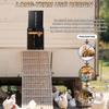 Timer Control Chicken Coop Door Multi-mode Pet Flap Accessories Electric Chicken Gate  Pets Cages