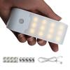 Motion Sensor LED Night Light Rechargeable Human Body Induction Magnetic Cabinet Lamp For Bedroom Wardrobe Closet Kitchen Stairs