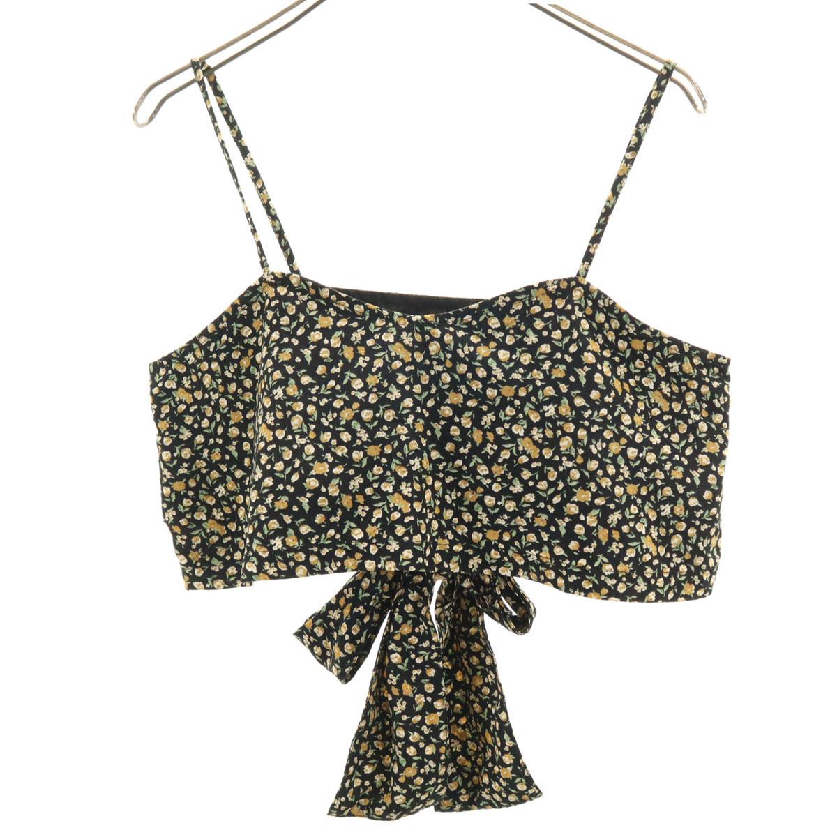 

OLIVE des OLIVE Floral short camisole F Black series Women Used